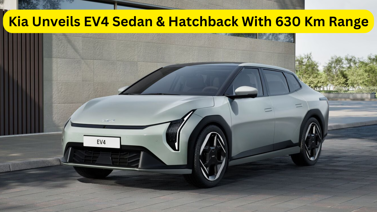 Kia Unveils EV4 Sedan & Hatchback With 630 Km Range
