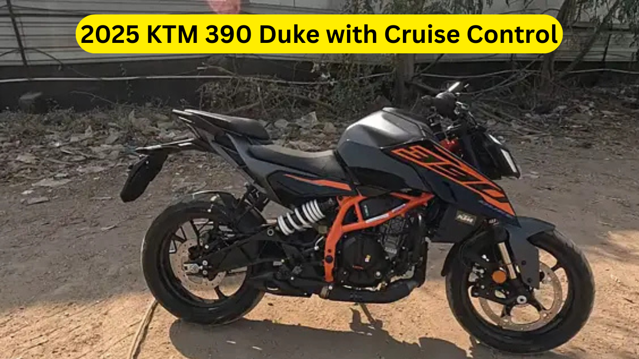 2025 KTM 390 Duke with Cruise Control