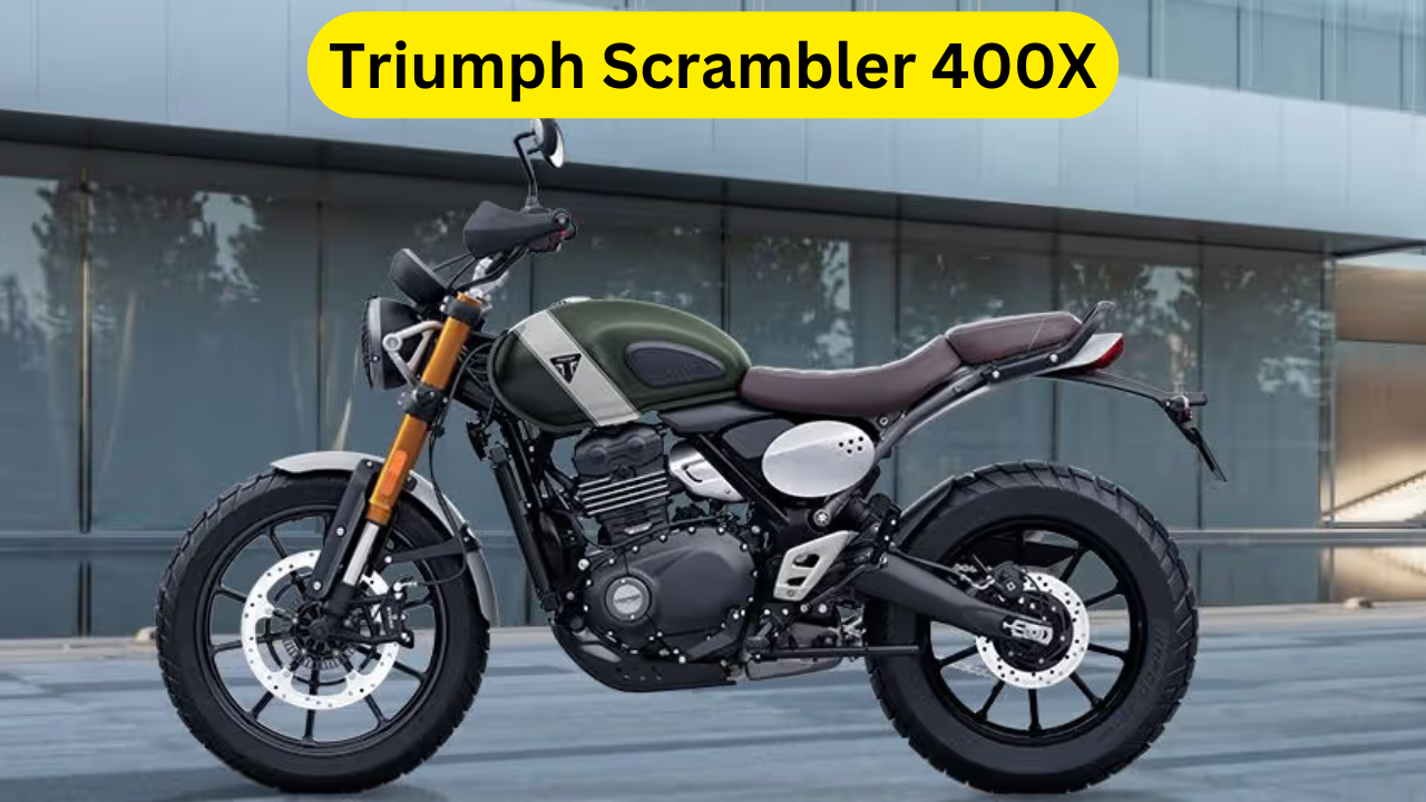 My Triumph Scrambler 400X