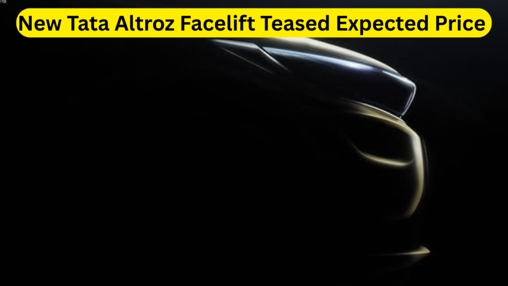 New Tata Altroz Facelift Teased